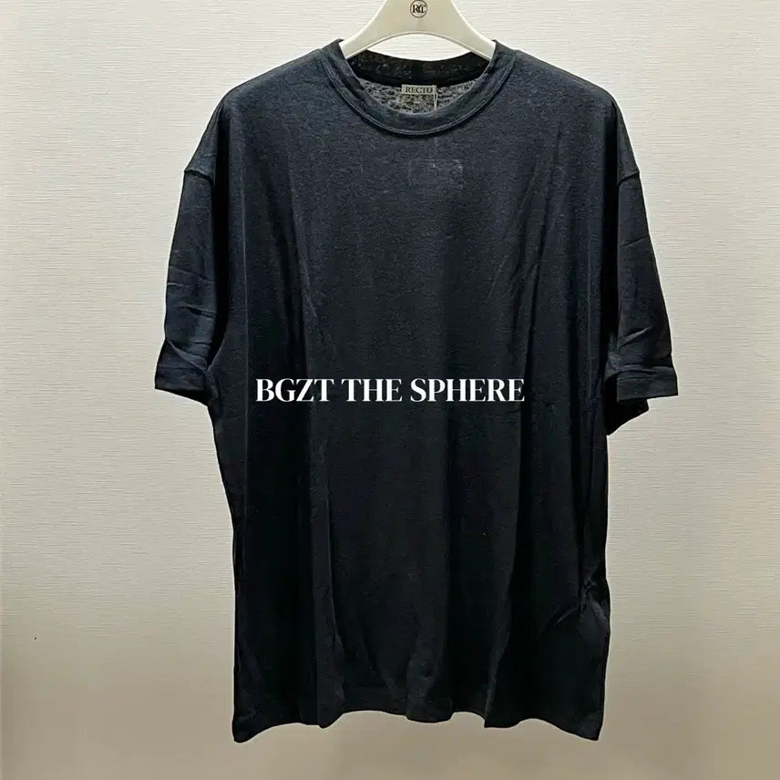 [BUNJANG] RECTO 26SS Linen Blend Loose Fit T-Shirt Indigo Navy / 렉토 26SS 린넨 블렌드 루즈핏 티셔츠 인디고 네이비