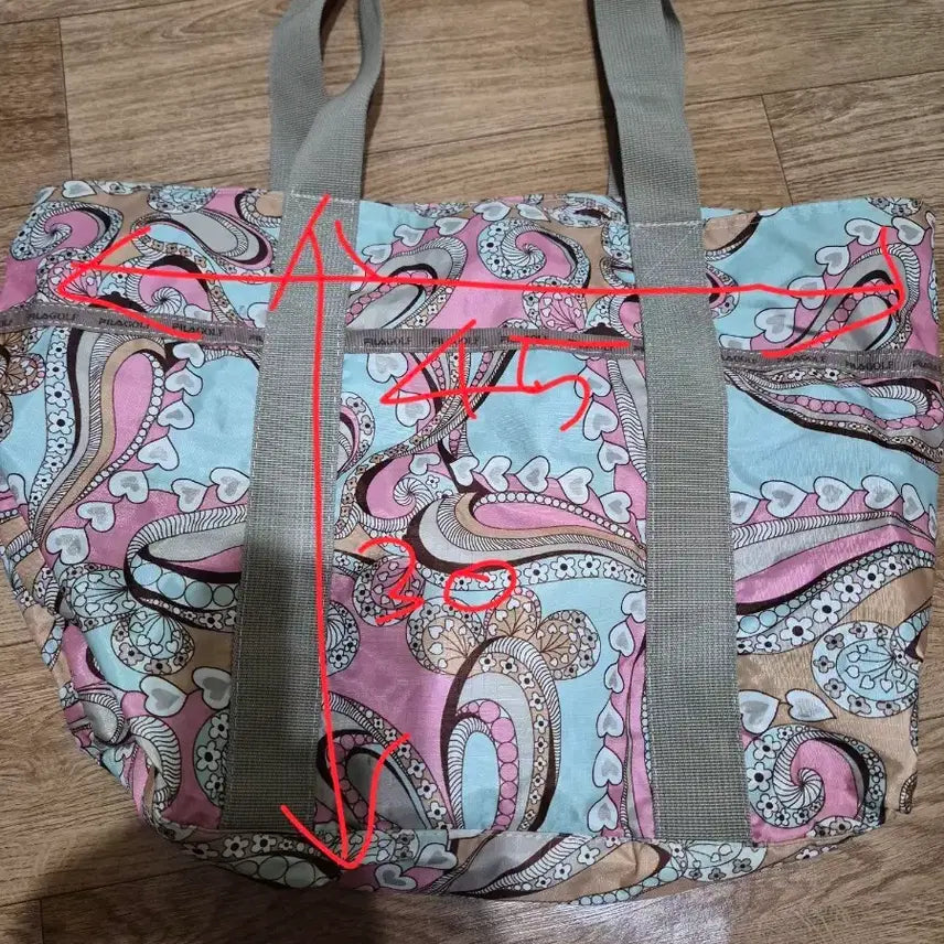 [BUNJANG] FILA GOLF Paisley Pattern Tote Bag / FILA GOLF 토트백 패턴 가방