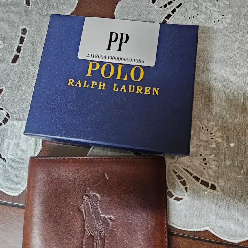[BUNJANG] Polo Ralph Lauren Men's Bifold Wallet Brown / 정품!폴로 랄프로렌 남성 반지갑 브라운