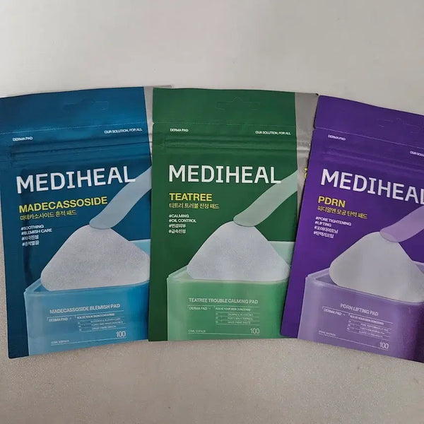 [BUNJANG] Mediheal Toner Pads Set (Tea Tree, PDRN, Madecassoside) / 메디힐 토너 패드 3종 (티트리, PDRN, 마데카소사이드)