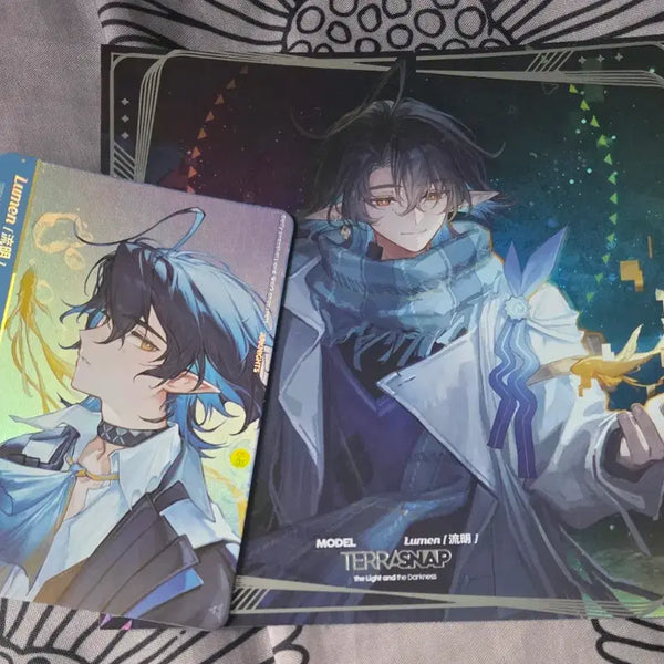 [BUNJANG] Arknights Illyasviel von Einzbern Official Goods Lumen Color Card + Photocard / 명일방주 일천님 비공식 굿즈 루멘 색지+포토카드