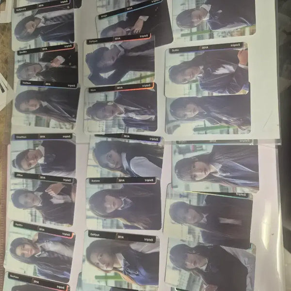 [BUNJANG] tripleS 'Achim' 24-Piece Physical Object Bundle Set / 트리플에스 깨어 24개 실물옵젝 일괄팜(qr x)