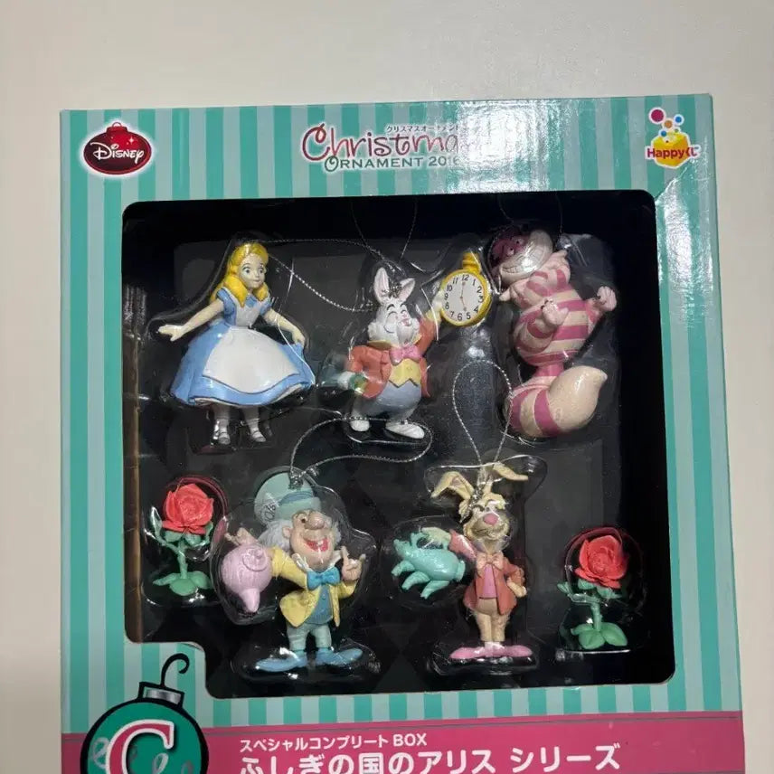 [BUNJANG] Alice in Wonderland Christmas Ornament Set Figure / 이상한 나라의 앨리스 오너먼트 세트 피규어
