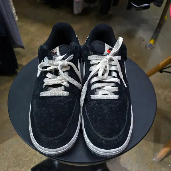 [BUNJANG] Nike Air Force 1 Suede Black (265) / 나이키 에어포스 1 스웨이드 블랙 265
