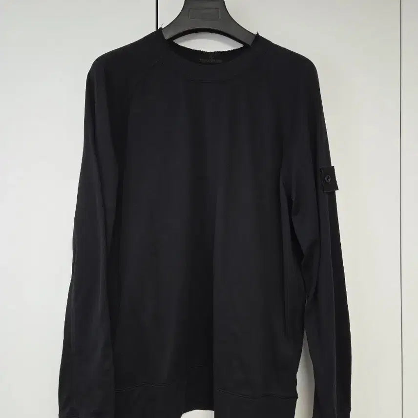 [BUNJANG] Stone Island 24SS Ghost Piece Organic Cotton Sweatshirt Black L / 스톤아일랜드 24ss 고스트피스 오가닉코튼 맨투맨 블랙 L