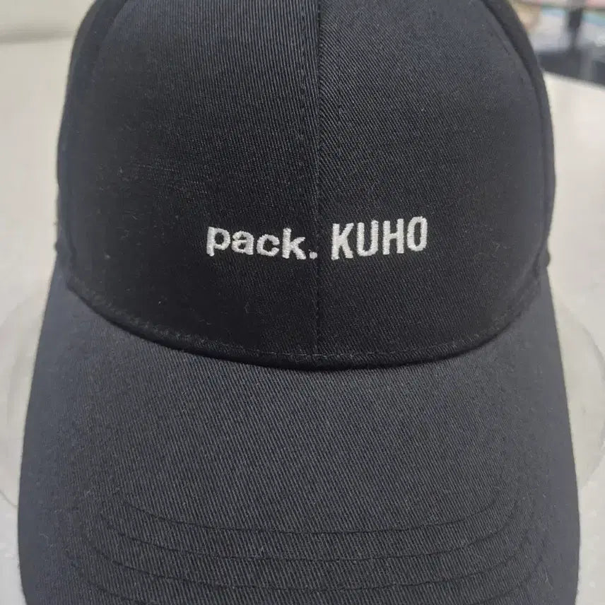 [BUNJANG] KUHO Logo Embroidered Ball Cap Black / KUHO 구호 볼캡 구호 모자