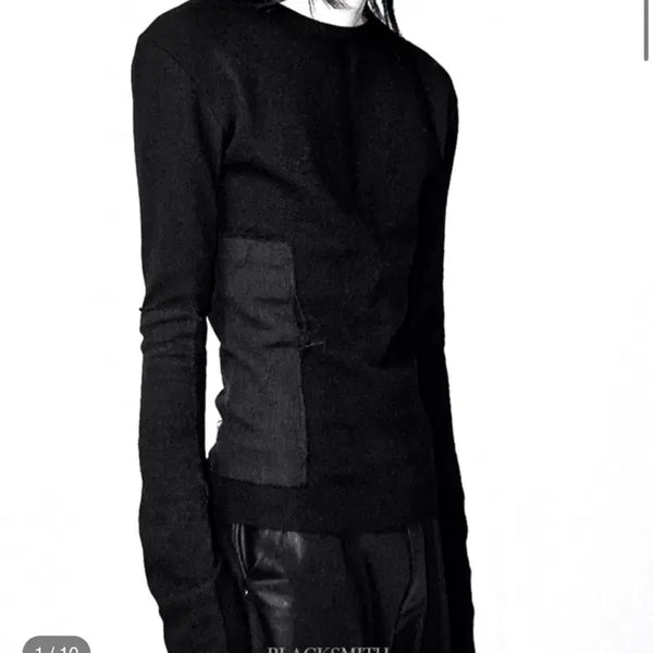 [BUNJANG] Blacksmith Patch Long Sleeve [2] / 블랙스미스 패치 롱슬리브 [2]