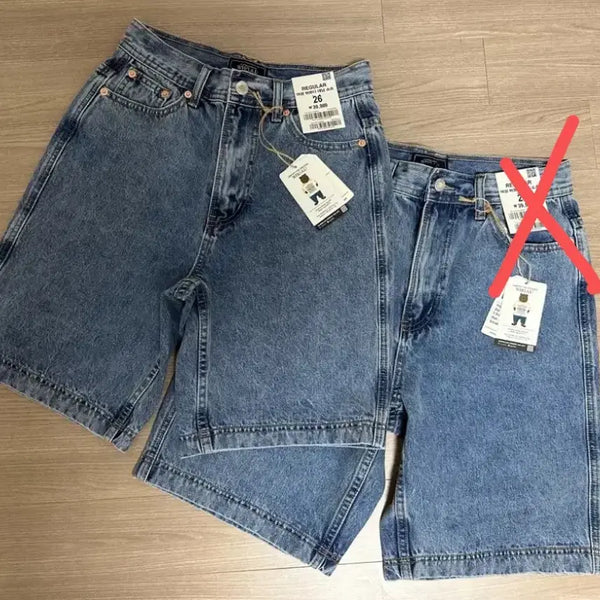 [BUNJANG] Who Are You Women's Bermuda Denim Shorts Size 26 / 새상품)후아유 여성 버뮤다 데님 쇼츠 26