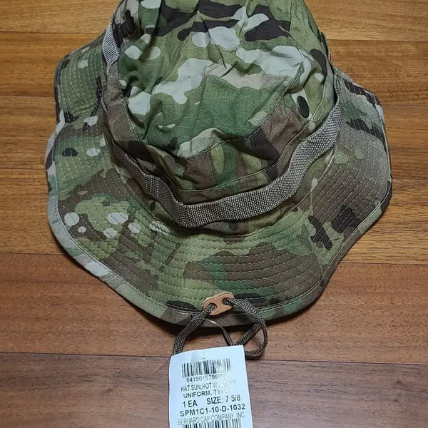 [BUNJANG] US Army Original Issue Boonie Hat Multicam Ripstop Size 7 5/8 (Bernhard) / 미군 오리지날 멀티캠 부니햇 신품 7 5/8버나드