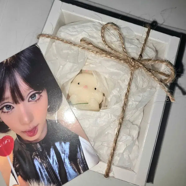 [BUNJANG] Yena Rabbit Candle & Lucky Draw Photocard / 최예나 캐치캐치 미팬 역조공