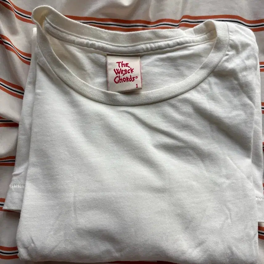 [BUNJANG] WEGO Blank Tee White / (1)뤡코즈 블랭크티 화이트