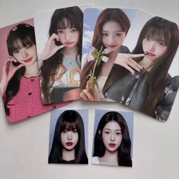 [BUNJANG] Hapa Kristin Jang Wonyoung Photocard Set (4 types) + ID Photo Set (2 types) / 하파크리스틴 장원영 포카 4종 +증명사진 2종 새상품