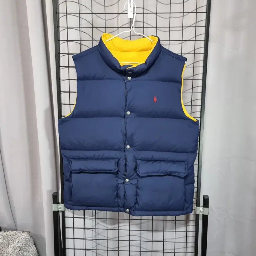 [BUNJANG] Polo Ralph Lauren Reversible Down Vest / 폴로 랄프로렌 패딩 조끼 양면 다운 리버시블 베스트