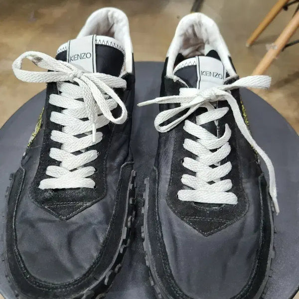 [BUNJANG] Kenzo Black Logo Sneakers / (275-280)겐조 스니커즈 블랙