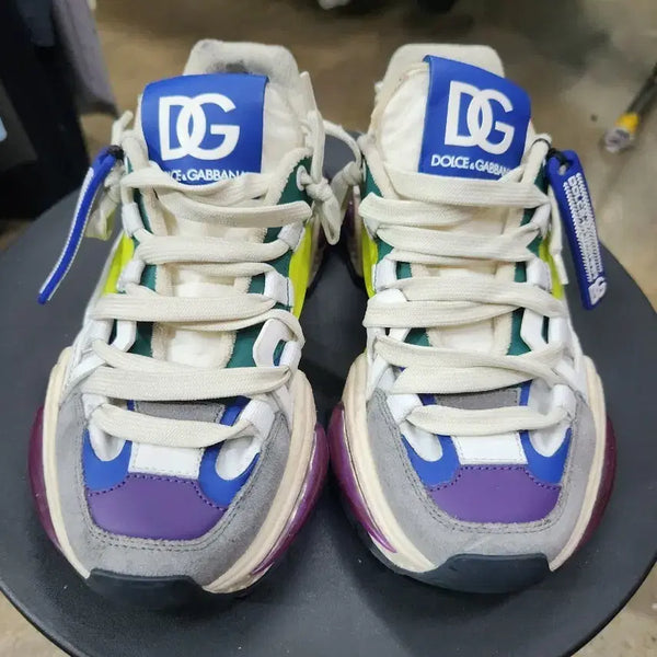 [BUNJANG] Dolce & Gabbana Air Master Lime Sneakers / (240)돌체앤가바나 에어마스터라임 스니커즈