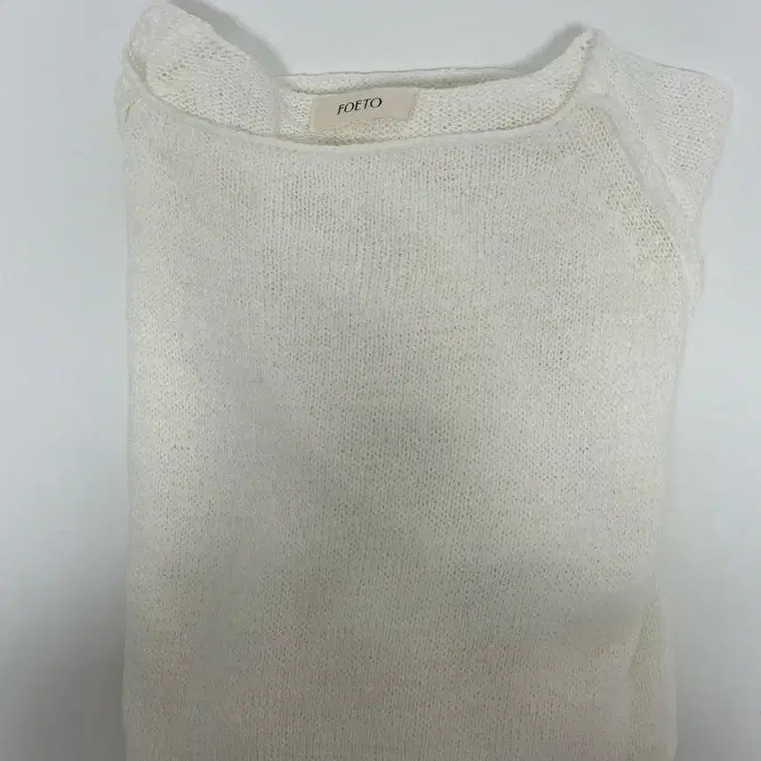 [BUNJANG] Poeto Raised Overfit Knit - Ivory / 포에토 Raised overfit knit - ivory (free)