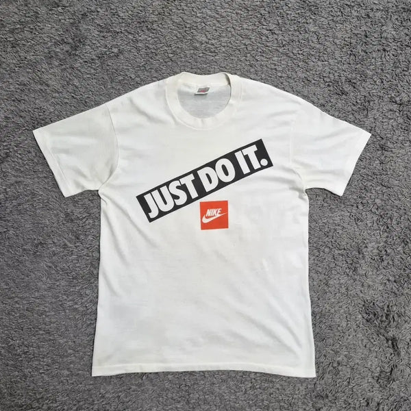 [BUNJANG] Nike Just Do It 80s-90s Single Stitch T-Shirt (Made in USA) / L)80s 90s 나이키 just do it 저스트두잇 반팔 티셔츠 빈티지 싱글스티치 made in usa