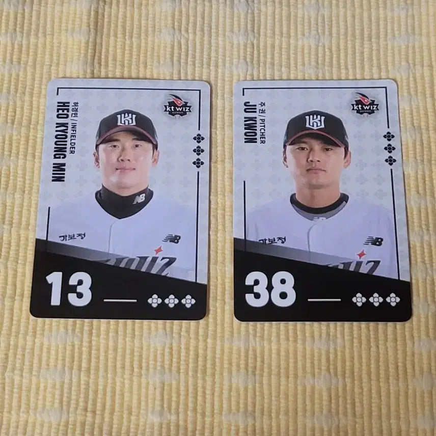 [BUNJANG] KT Wiz Collaboration Photocard Heo Kyung Min / Ju Kwon / 비빔면 포토카드 포카 케이티 위즈 KT WIZ