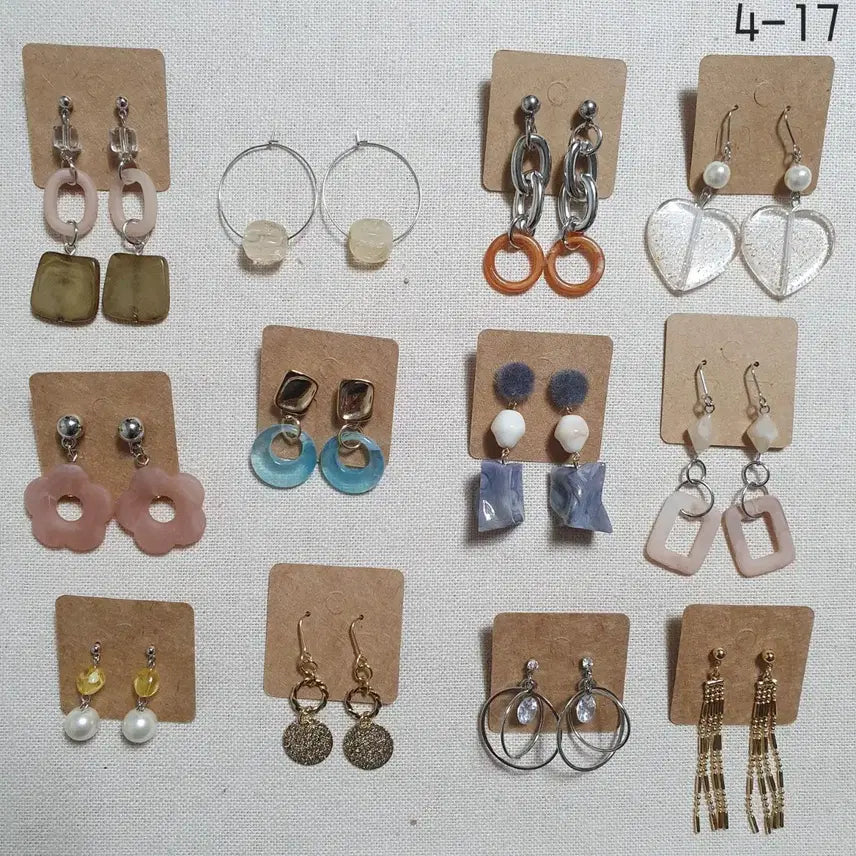 [BUNJANG] Lot of 27 Earrings / 귀걸이 27개 일괄