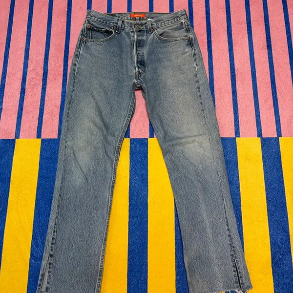 [BUNJANG] Levi's 501XX Nightworks Custom Side Slit Bootcut Jeans / 리바이스 501XX 나이트웍스 커스텀 제품 옆트임 부츠컷 30-31 size