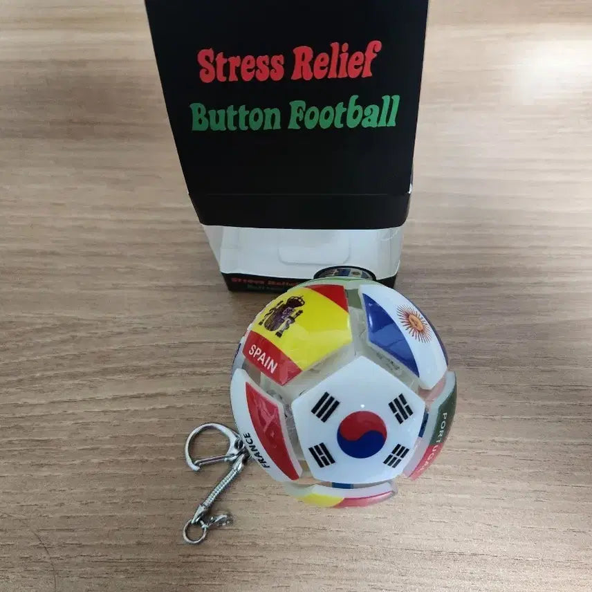 [BUNJANG] 12-Ball World Cup Keycap Ball Keychain / (새제품) 12구 월드컵 키캡볼 키링