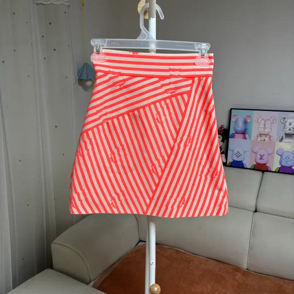 [BUNJANG] Lucky Chouette Pattern Midi Skirt / [23]럭키슈에뜨 치마
