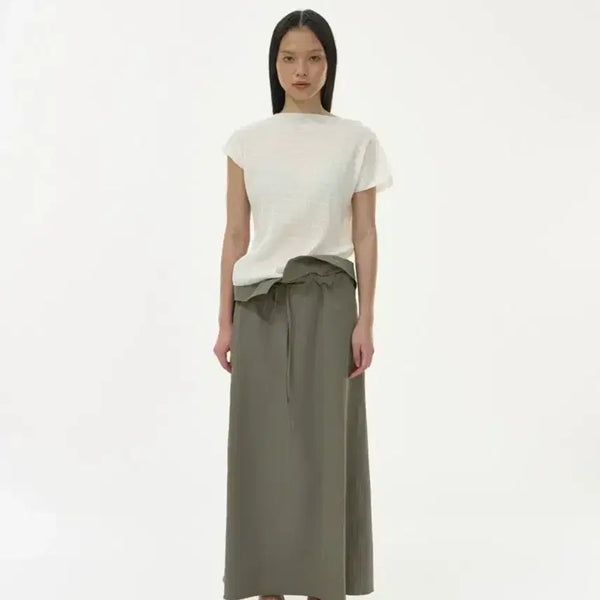 [BUNJANG] Arke Ribbon Pleats Blouse - Ivory / 리본빛 arke 블라우스 플리츠 블라우스 Arke Blouse Ivory