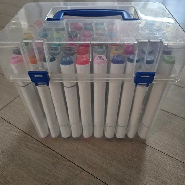 [BUNJANG] Touch Cool Twin Art Marker Pen 60-Color Set / 터치쿨 트윈아트 마카펜 60색 세트