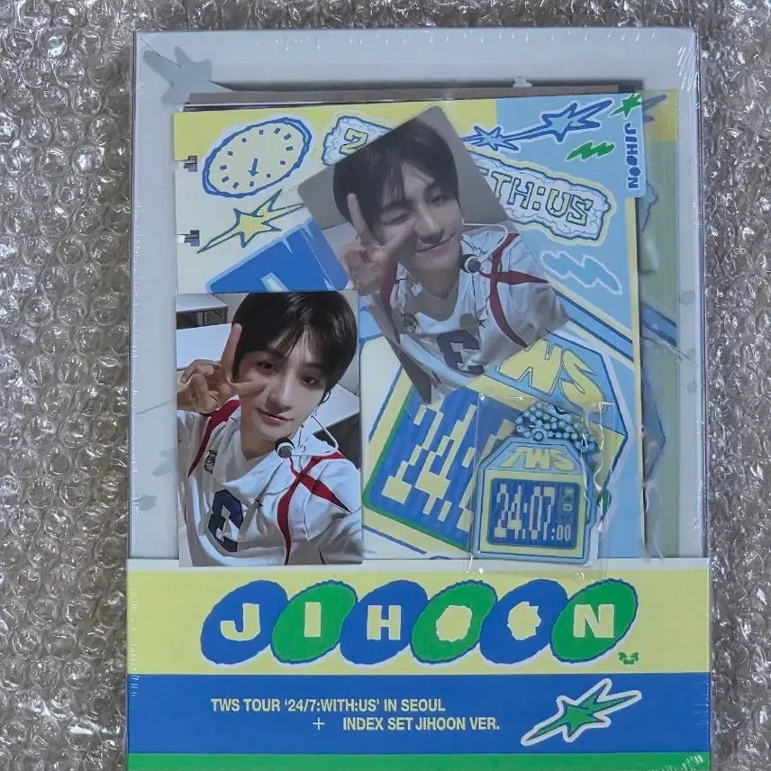 [BUNJANG] TWS Jihoon 24/7 WITH US Index Set Sealed Photocard & Keychain Bundle / 투어스 지훈 인덱스 미개봉 특전포함