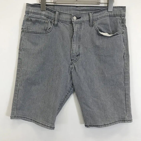 [BUNJANG] Levi's Hickory Stripe Denim Shorts 34 / 리바이스 히코리 쇼츠 반바지 [34인치]