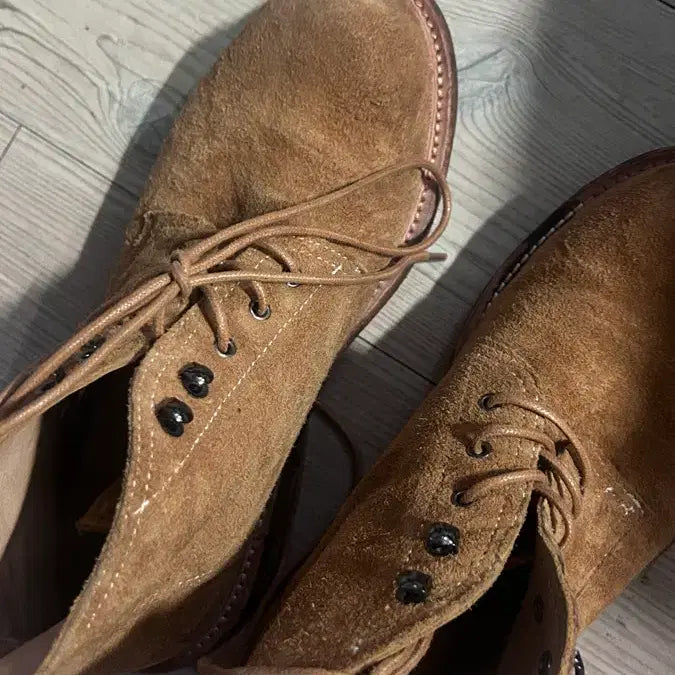 [BUNJANG] Romantic Move Service Boots Horse Leather Sand Brown / 로맨틱무브 서비스 부츠 홀스레더 샌드브라운