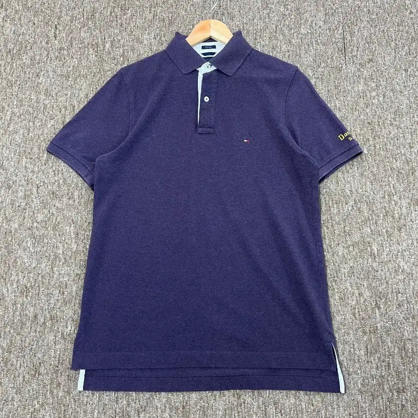 [BUNJANG] Tommy Hilfiger Navy Short Sleeve Polo Shirt M / 타미힐피거 네이비 반팔 카라티 M