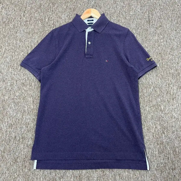 [BUNJANG] Tommy Hilfiger Navy Short Sleeve Polo Shirt M / 타미힐피거 네이비 반팔 카라티 M