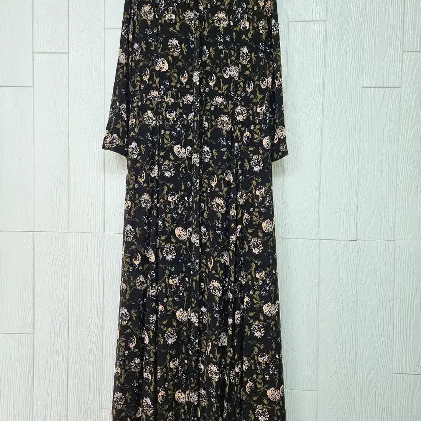 [BUNJANG] Zara 3/4 Sleeve Rayon Long Dress / 자라 칠부소매 레이온 롱원피스