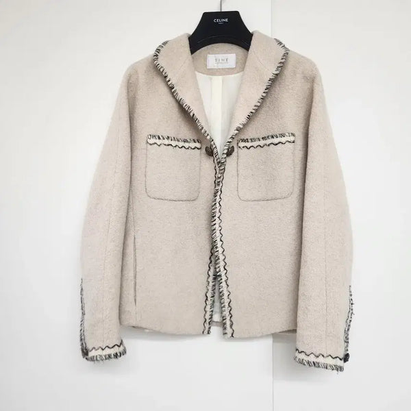 [BUNJANG] TIME (Hansem) Beige Free Size Jacket / 한섬 타임 자켓