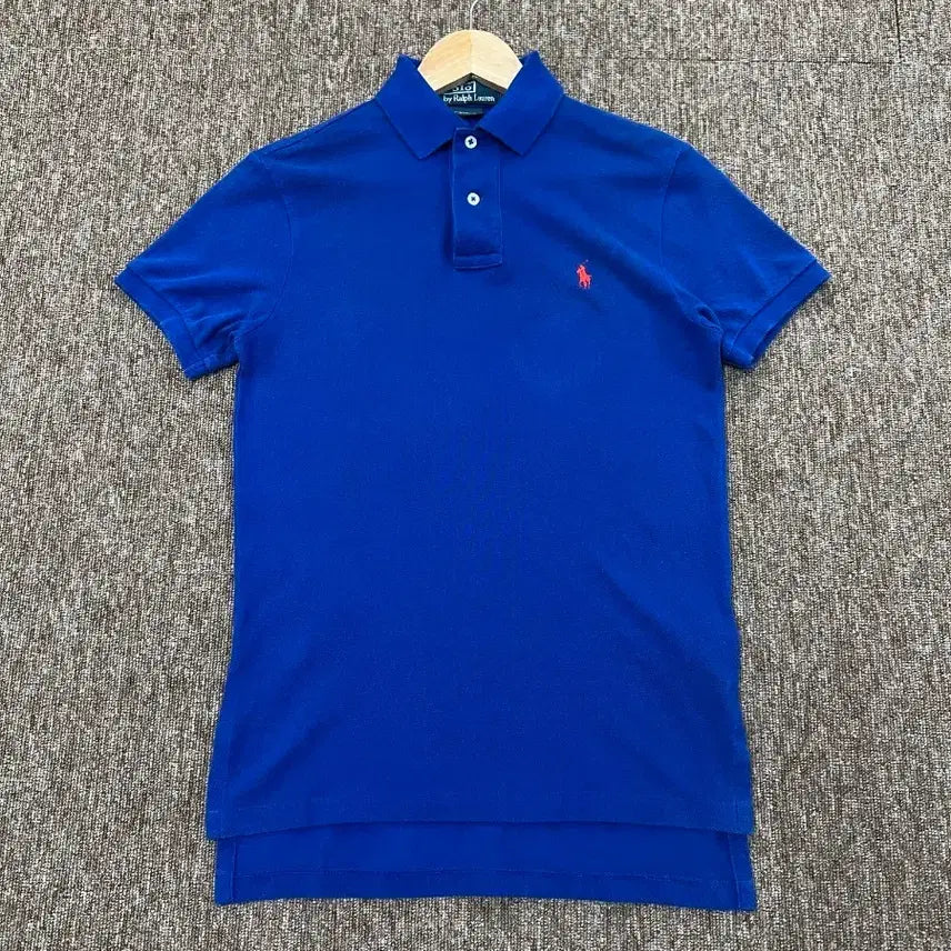 [BUNJANG] Polo Ralph Lauren Custom Fit Polo Shirt Blue XS / 폴로 랄프로렌 커스텀핏 카라티 블루 XS