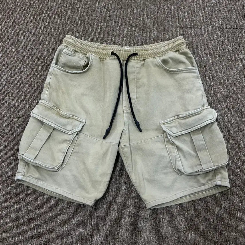 [BUNJANG] ZARA Beige Cargo Shorts Size M / 자라 ZARA 베이지 카고 반바지 M