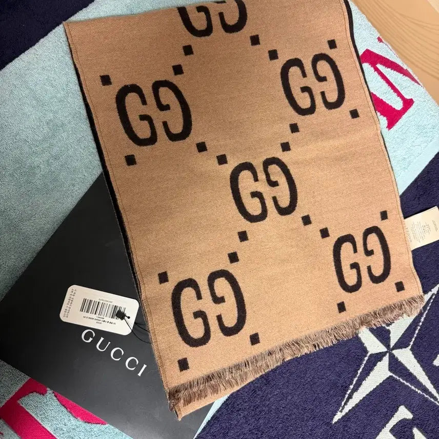 [BUNJANG] Gucci GG Reversible Wool Scarf / 구찌 GG 리버서블 울 머플러 새상품 풀구성 판매합니다