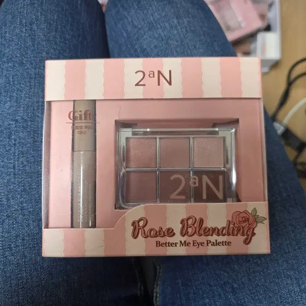 [BUNJANG] 2an Mellow Rose Eyeshadow Palette Gift Set / 2an 아이팔레트 19 멜로우로즈 기획세트