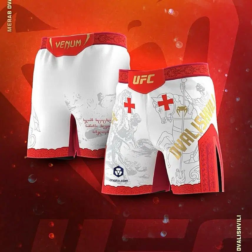 [BUNJANG] Venum Merab Dvalishvili Custom UFC Shorts (Size M) / UFC 베넘 메랍 드발리쉬빌리 커스텀 쇼츠 M