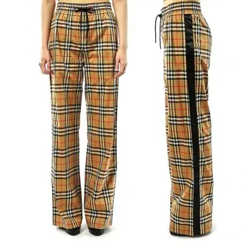 [BUNJANG] Burberry Authentic Side Satin Line Pants M / 정품 버버리 사이드 새틴 라인 팬츠 m