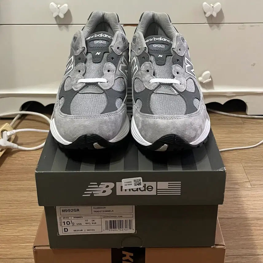 [BUNJANG] New Balance 992 Standard D Made in USA Grey (Gray) Sneakers (Size 285) / 뉴발란스 992 스탠다드D 285 새거(구형)