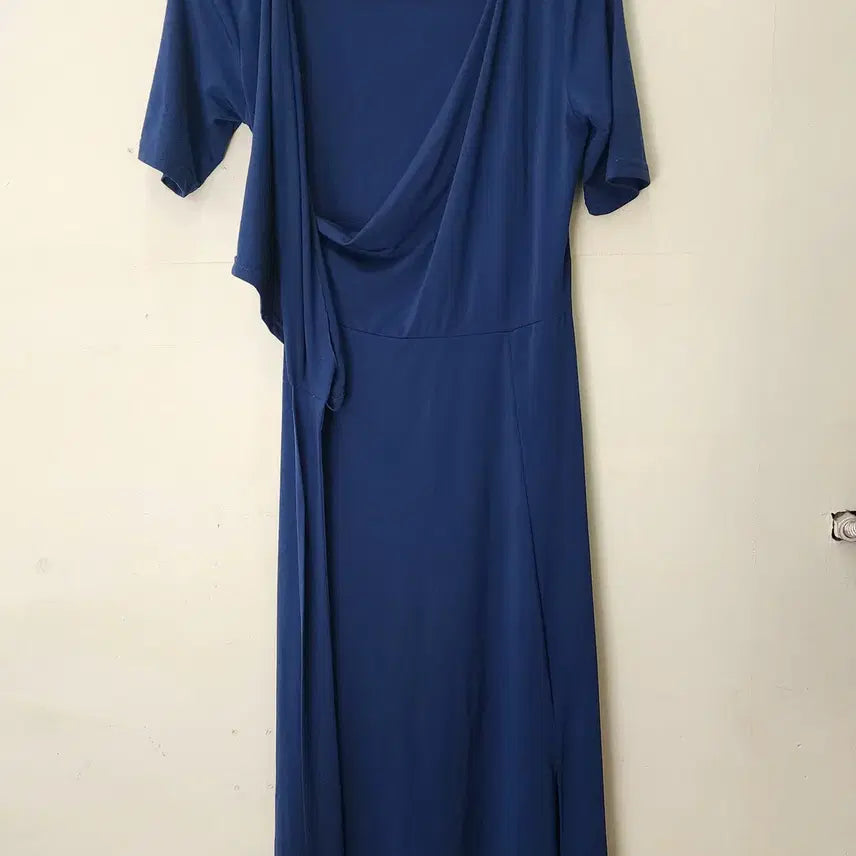 [BUNJANG] Haylynn Long Dress Navy Free Size / Haylynn 롱원피스 네이비 Free