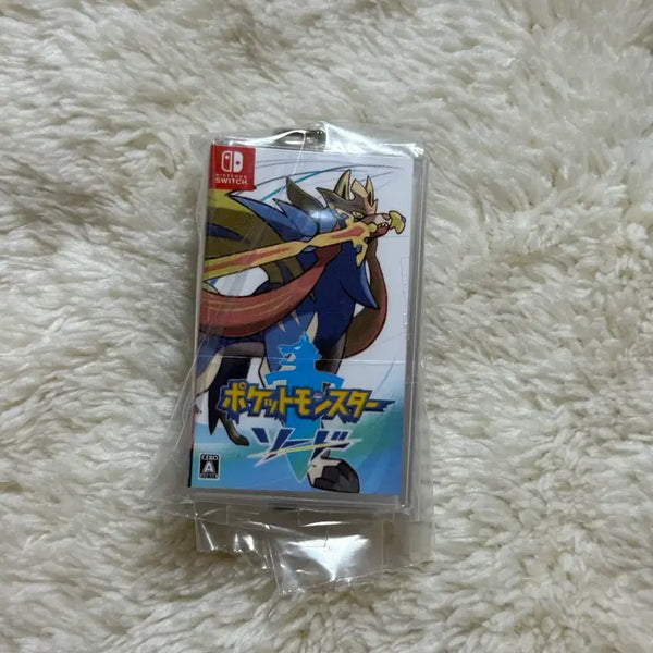 [BUNJANG] Nintendo Pokemon Sword Cartridge Keychain / [소드] 닌텐도 카트리지 키링 소드 포켓몬스터 30주년 패키지 카트리지 키링 포켓몬