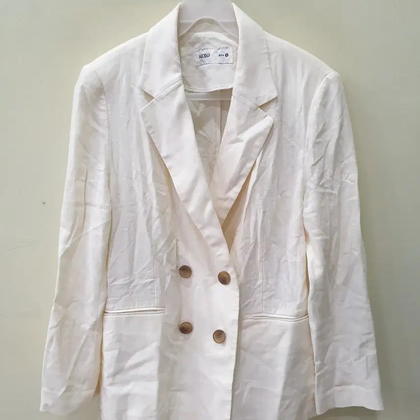 [BUNJANG] MIXXO White Jacket (Size S) / MIXXO 자켓 화이트 S
