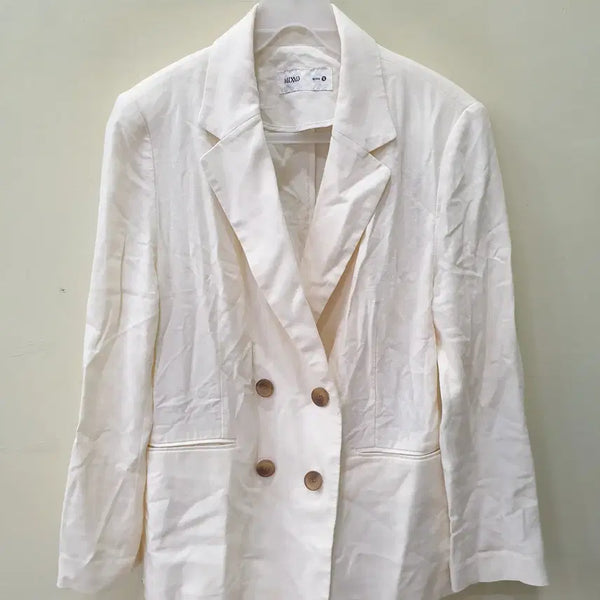 [BUNJANG] MIXXO White Jacket (Size S) / MIXXO 자켓 화이트 S
