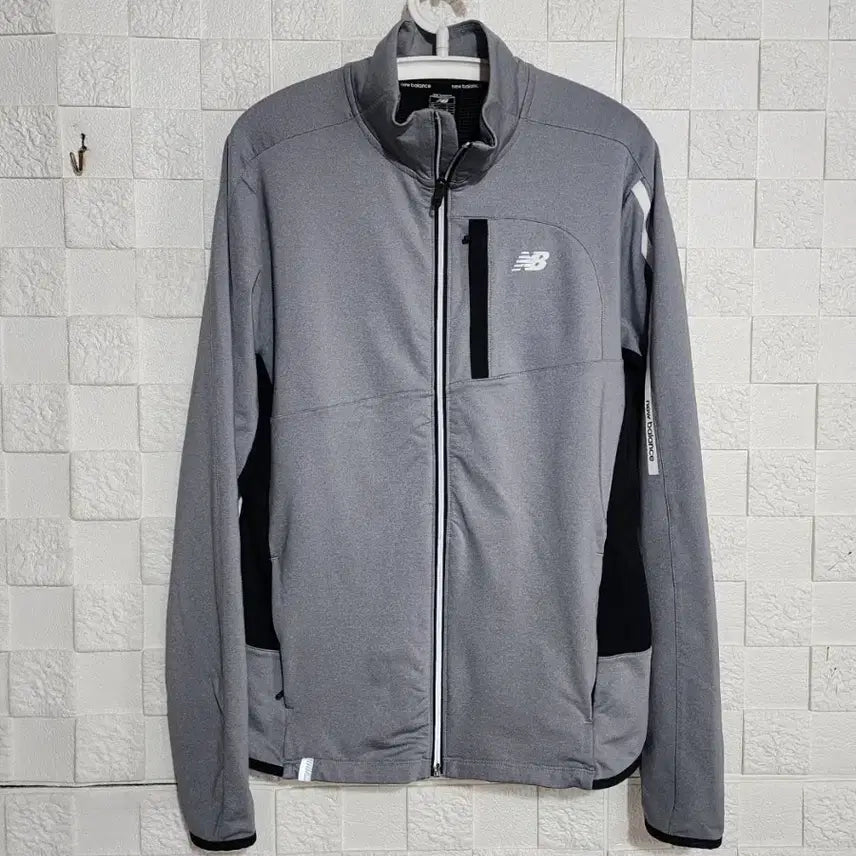 [BUNJANG] New Balance Men's Grey Training Zip-Up Hoodie XL / 뉴발란스 남성 그레이 트레이닝 집업 XL.중고A급