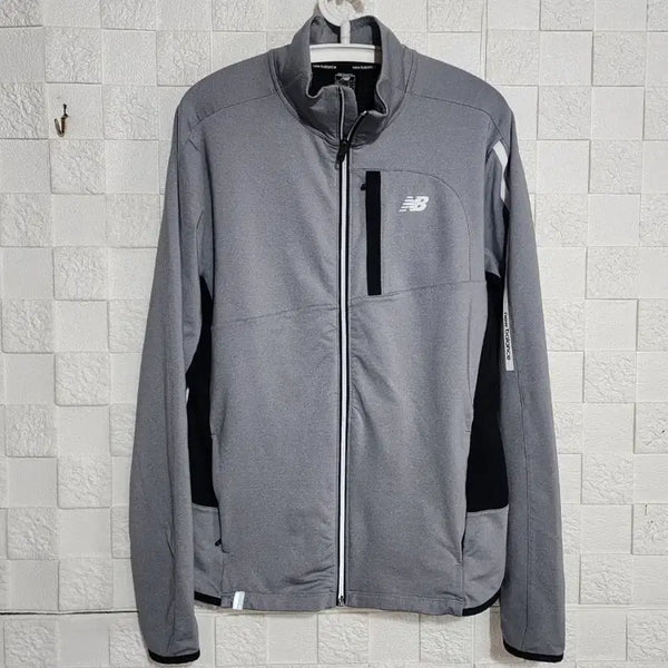 [BUNJANG] New Balance Men's Grey Training Zip-Up Hoodie XL / 뉴발란스 남성 그레이 트레이닝 집업 XL.중고A급