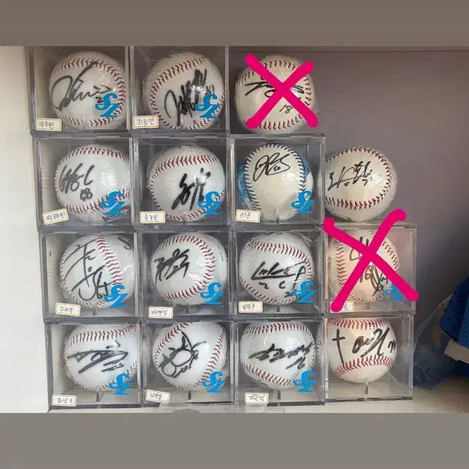 [BUNJANG] Samsung Lions Signed Baseball Collection / 삼성라이온즈 싸인볼 모음(이만수,오승환,구자욱,러프 등)