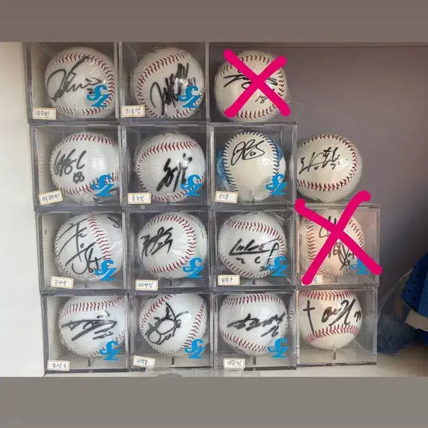 [BUNJANG] Samsung Lions Signed Baseball Collection / 삼성라이온즈 싸인볼 모음(이만수,오승환,구자욱,러프 등)